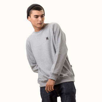 "Essential Logo" Grey Sweatshirt
