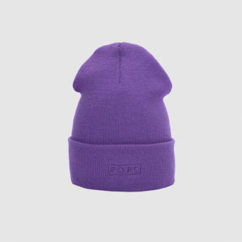 "Nugget" Purple Beanie