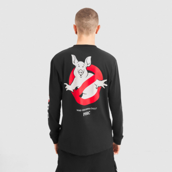 "Ghost" Black Longsleeve T-Shirt